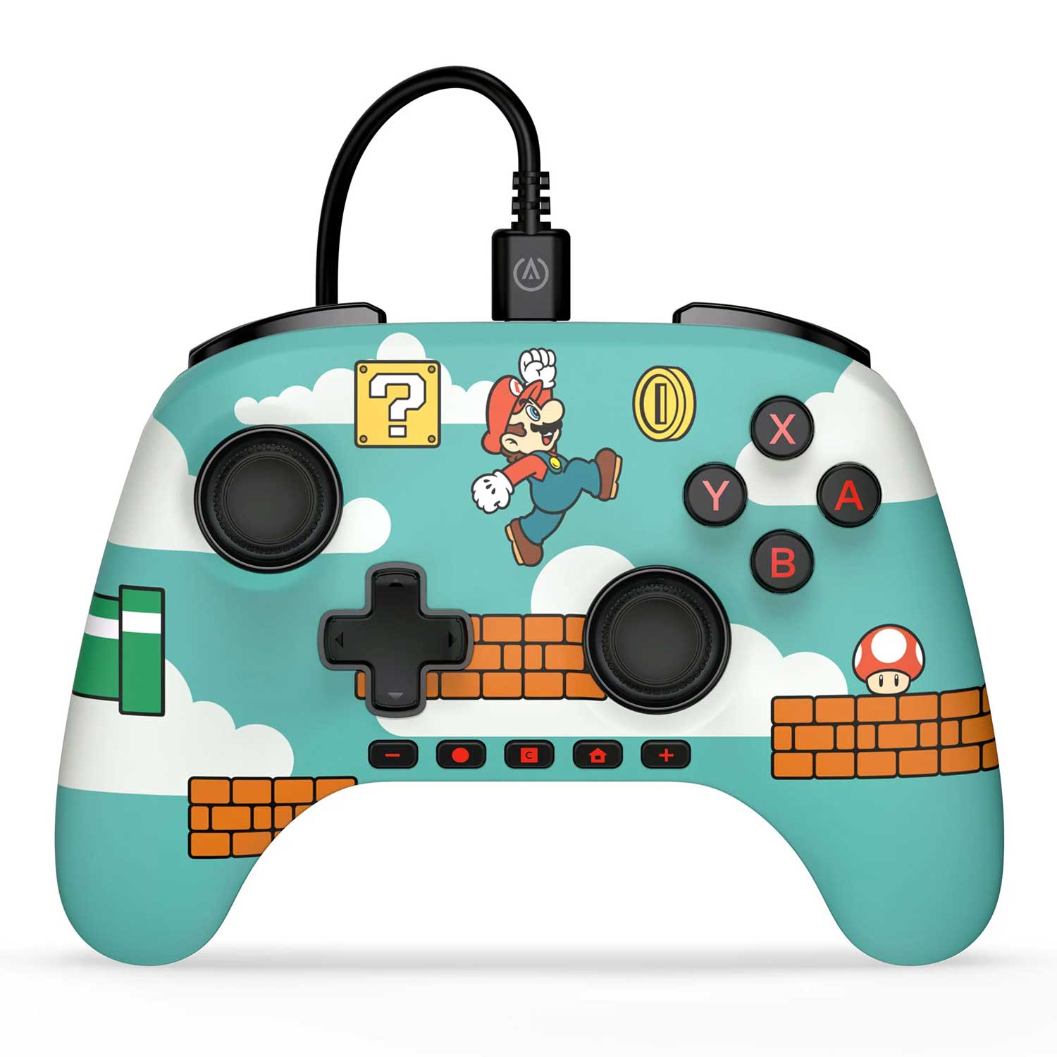 Control con Cable PowerA Advantage para Nintendo Switch 2 Mario Time - Bestmart