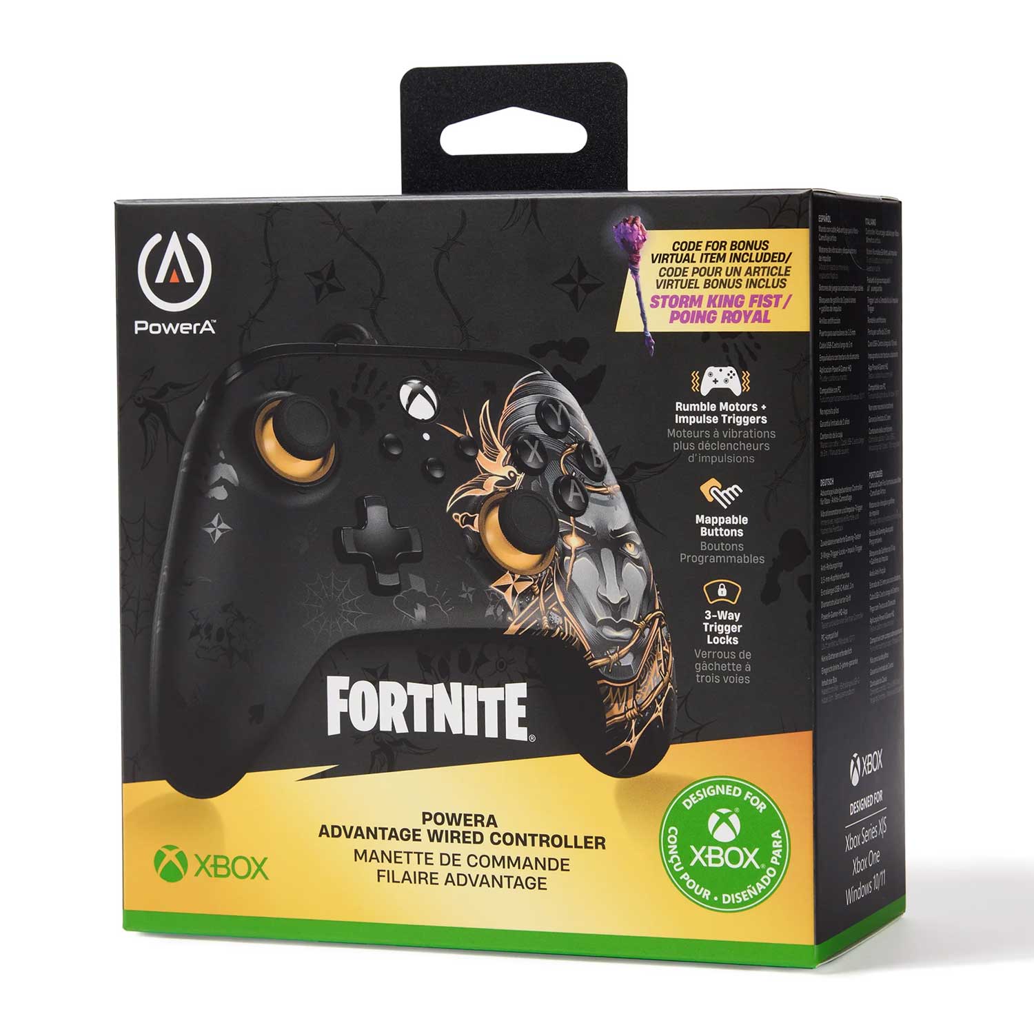 Control con Cable PowerA Advantage para Xbox Series X|S Midas - Bestmart