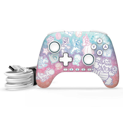 Control con Cable PowerA Advantage Super Mario Bros. Reino Champiñón Nintendo Switch 2 - Bestmart