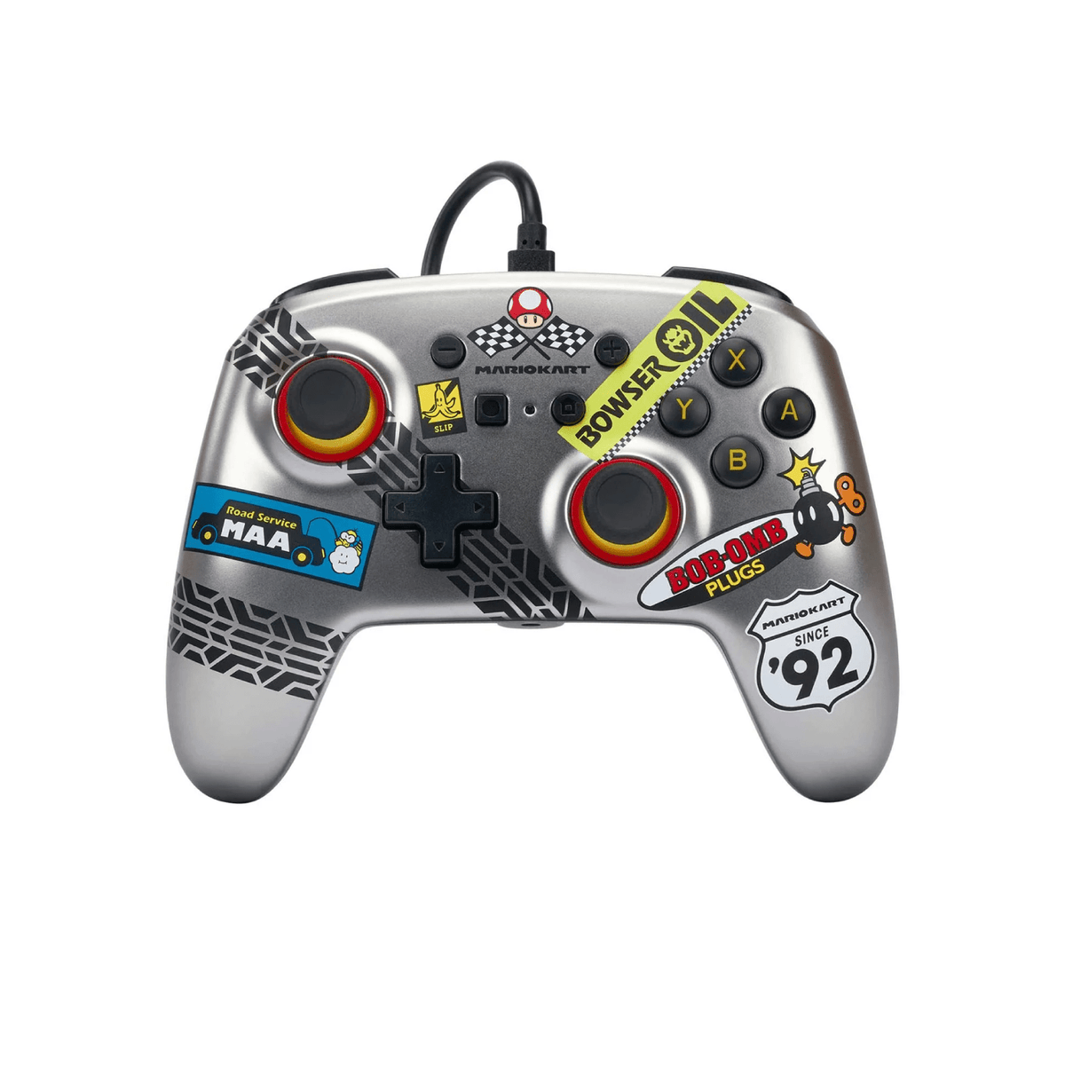 Control con Cable PowerA Enhanced Mario Kart Metálico para Nintendo Switch - Bestmart