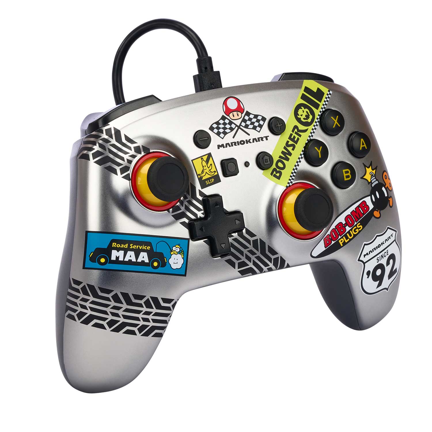 Control con Cable PowerA Enhanced Mario Kart Metálico para Nintendo Switch - Bestmart