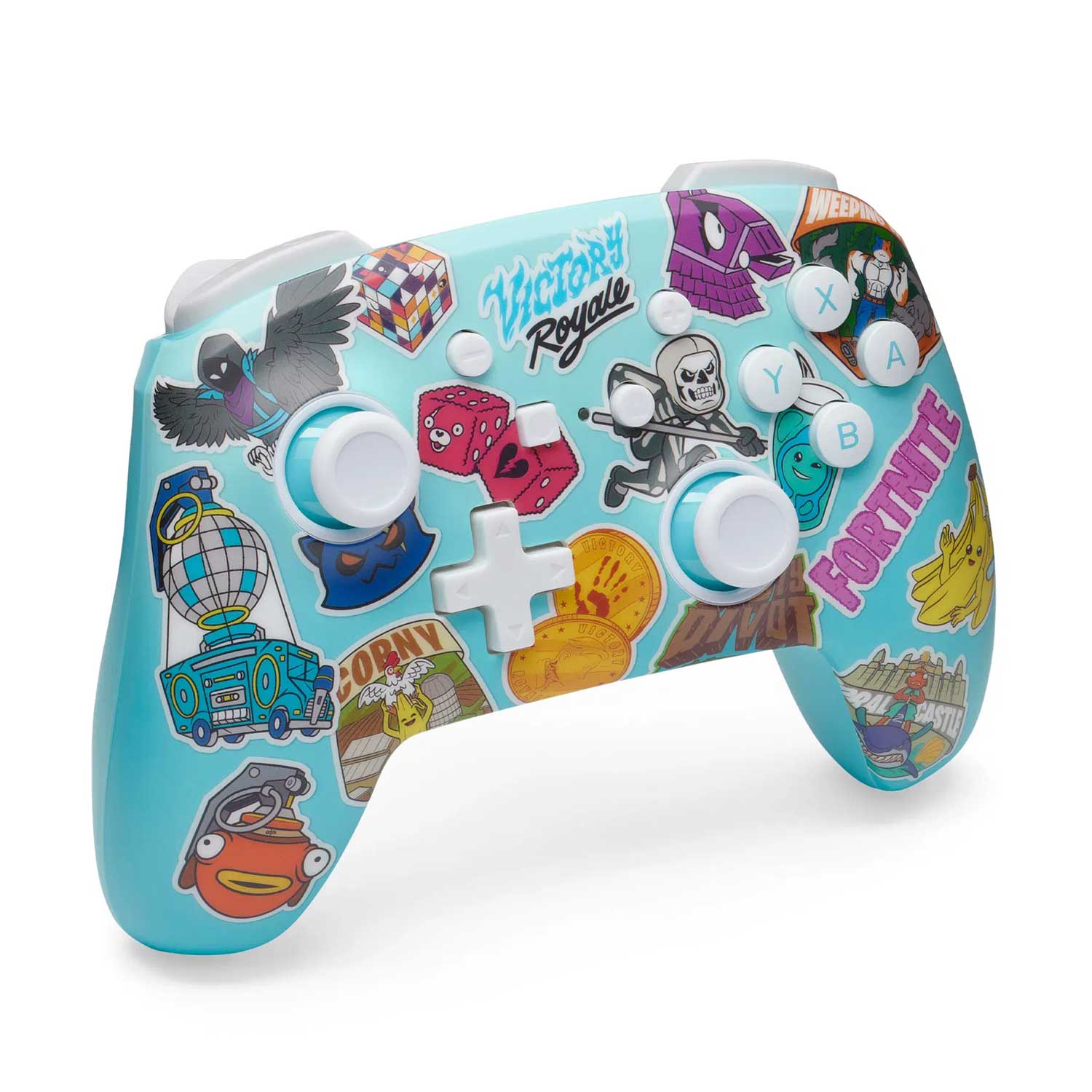 Control Inalámbrico PowerA para Nintendo Switch Fortnite Sticker - Bestmart