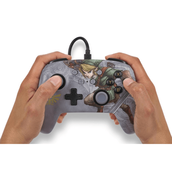 Control Nintendo Switch PowerA Con Cable - Edición Zelda Valiant