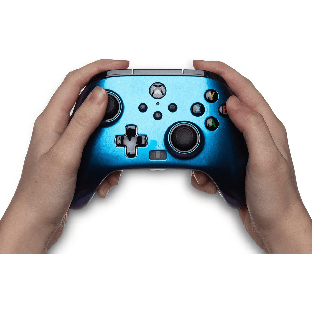 Control Xbox S/X PowerA Con Cable - Azul Nebula - Bestmart