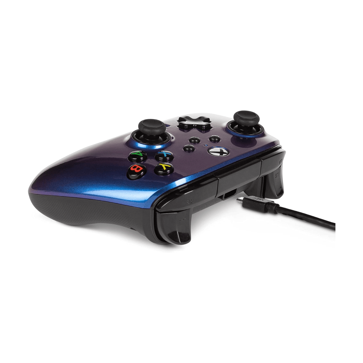Control Xbox S/X PowerA Con Cable - Azul Nebula - Bestmart