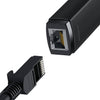 Baseus Baseus Adaptador Ethernet Serie Lite USB Tipo C a Puerto LAN RJ45 (1000 Mbps) - Negro - Bestmart