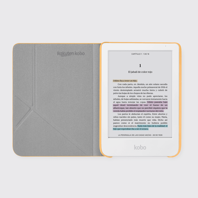 Funda Protectora SleepCover para Kobo Clara BW/Colour Amarillo - Bestmart