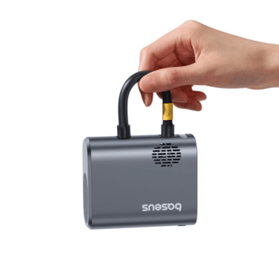 Inflador portátil Baseus PrimeTrip 150 PSI con pantalla LED y carga rápida Negro - Bestmart