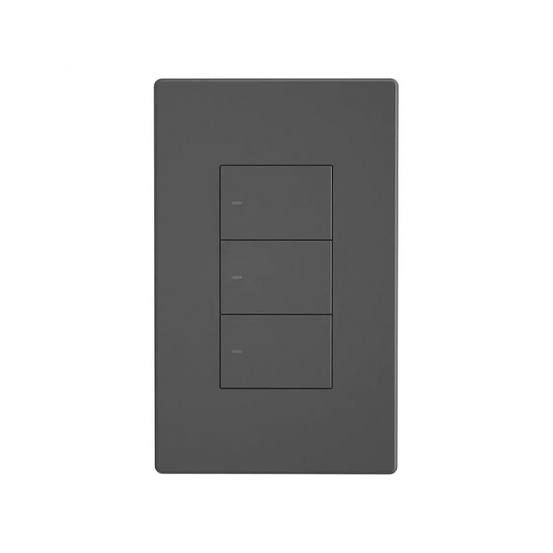 Interruptor De Pared WiFi Sonoff M5 Switchman - 3 Canales - Compatible con Alexa y Google - Gris Oscuro - Bestmart