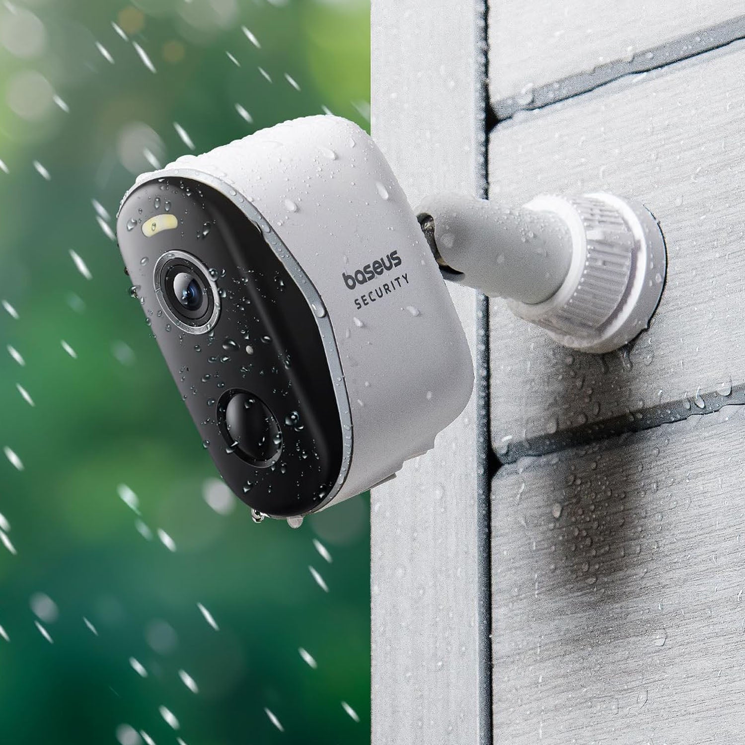 Kit de dos cámaras de seguridad exterior Baseus Security N1 2K Blanco - Bestmart