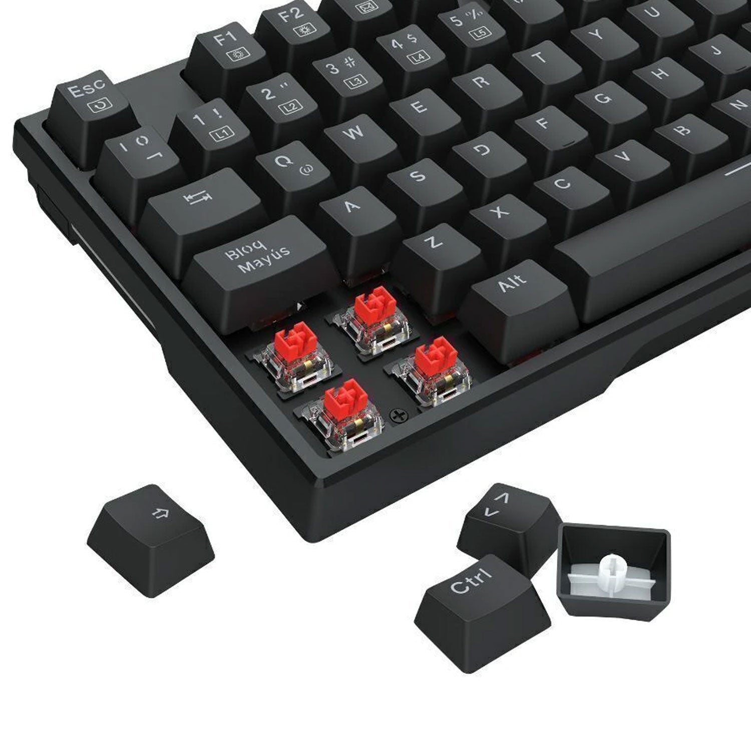 Kit Gamer Redragon Teclado Trundle K668 Mecánico + Mouse King M724 - Bestmart