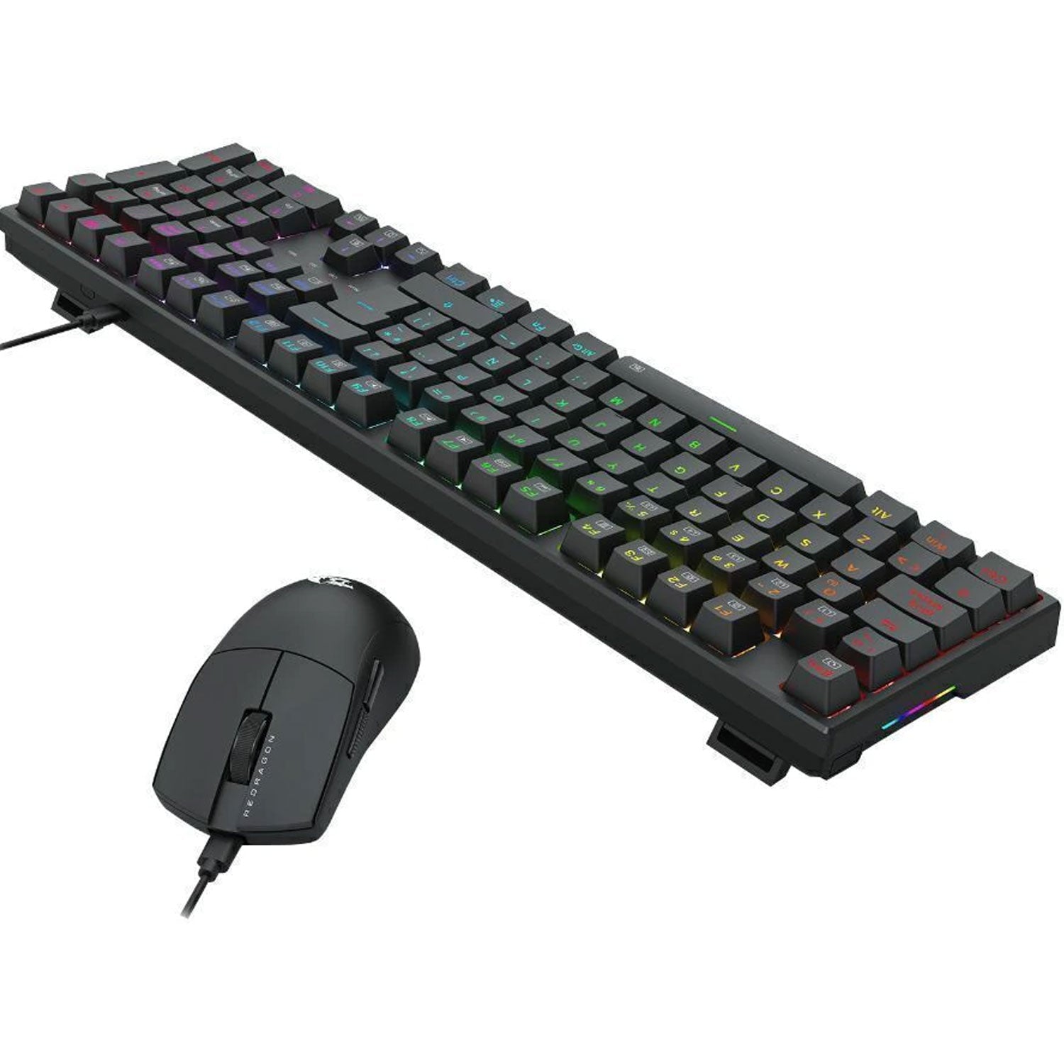Kit Gamer Redragon Teclado Trundle K668 Mecánico + Mouse King M724 - Bestmart