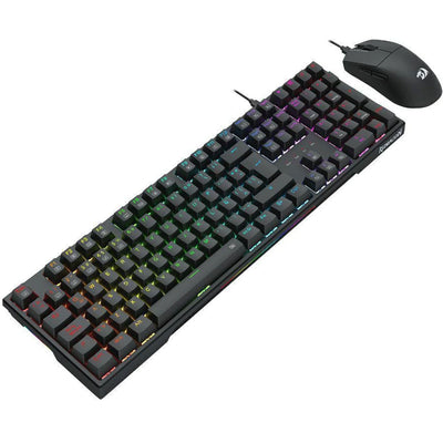 Kit Gamer Redragon Teclado Trundle K668 Mecánico + Mouse King M724 - Bestmart
