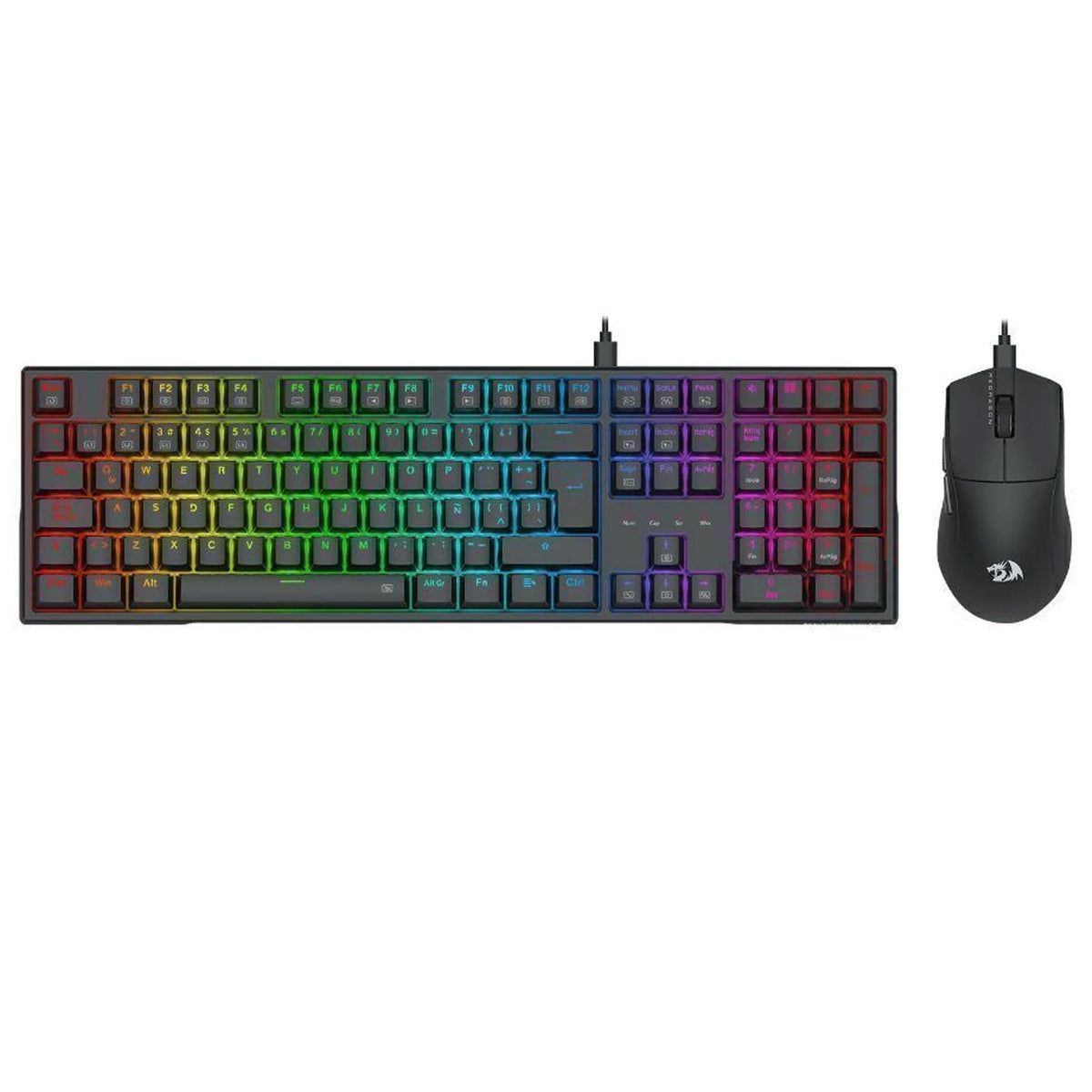 Kit Gamer Redragon Teclado Trundle K668 Mecánico + Mouse King M724 - Bestmart