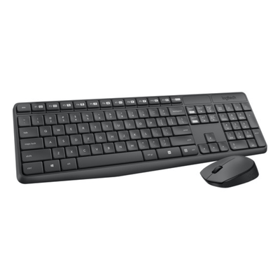Kit Teclado + Mouse Logitech MK235 Español negro - Bestmart