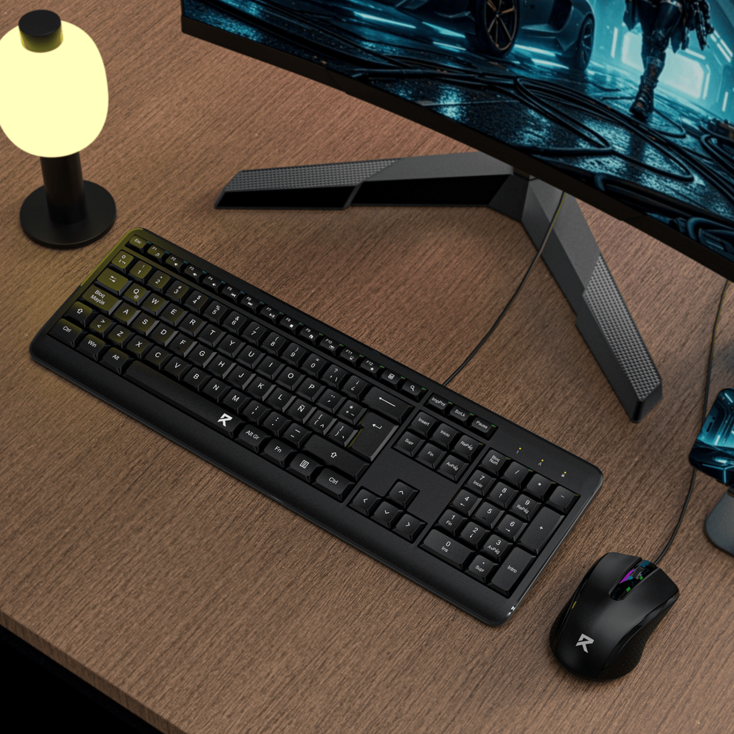 Kit Teclado + Mouse Redragon BS7092 Español negro - Bestmart