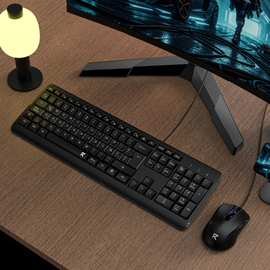 Kit Teclado + Mouse Redragon BS7092 Español negro