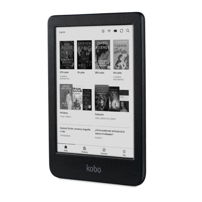 Lector E Reader Kobo Clara BW HD 6" - 16GB - Waterproof - Negro - Bestmart