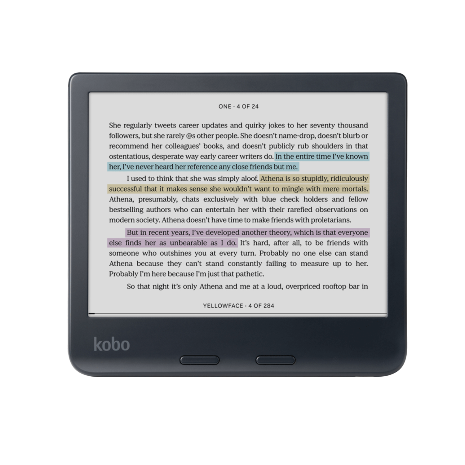 Lector E Reader Kobo Libra Colour HD 7" - 32GB - Negro - Bestmart