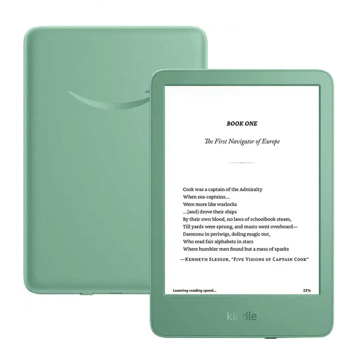 Lector eReader Amazon Kindle 6" 16GB 2024 Sin publicidad - Matcha - Bestmart
