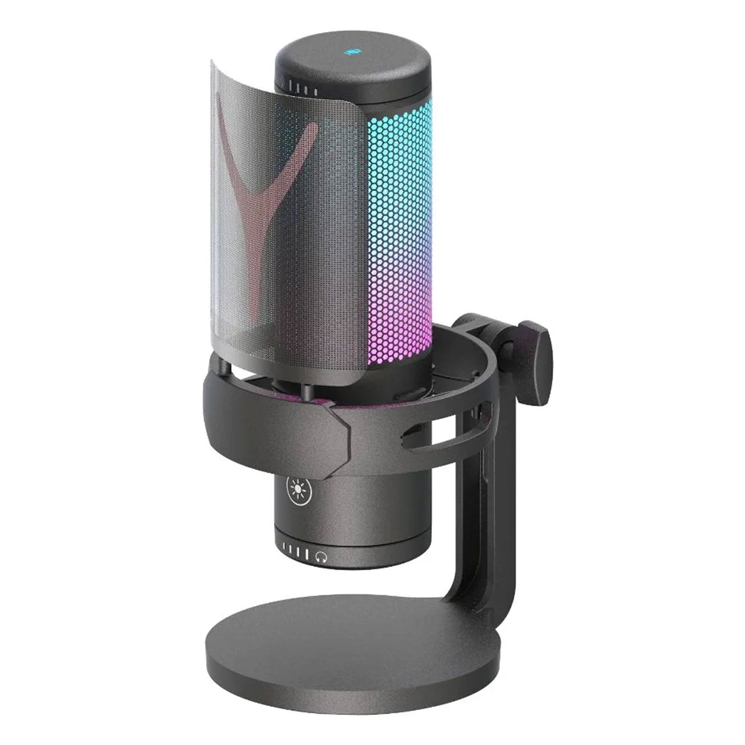 Microfono Gamer Rgb Redragon Gm301 Fenris Usb Aux 3.5 - Bestmart
