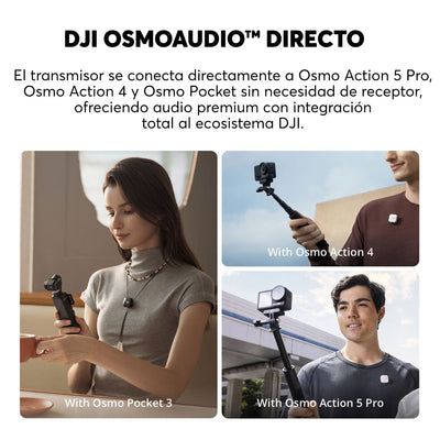 Micrófono inalámbrico compacto DJI Mic Mini Negro - Bestmart