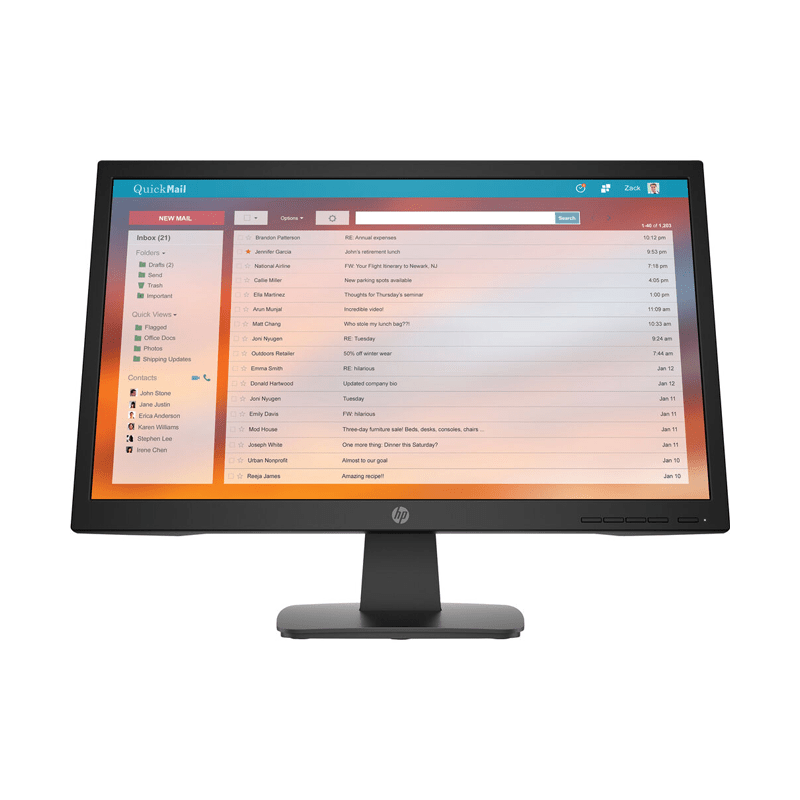 Monitor HP - P22v G4 - 21.5" - LCD FHD - Negro