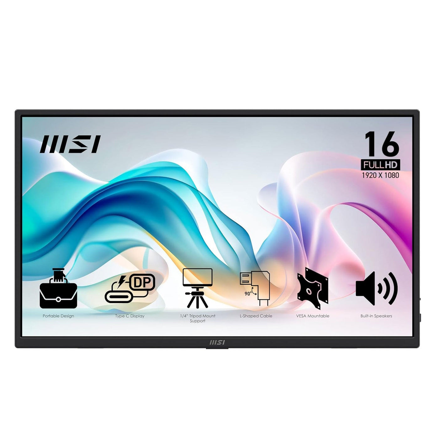 Monitor Portátil MSI PRO MP161 E2 15.6” FHD IPS Gris