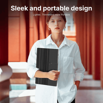 Monitor Portátil WGK 15,6" FHD 1080p USB - C Mini HDMI con soporte Negro - Bestmart