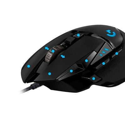 Mouse Alambírico Logitech G502 Hero Negro - Bestmart