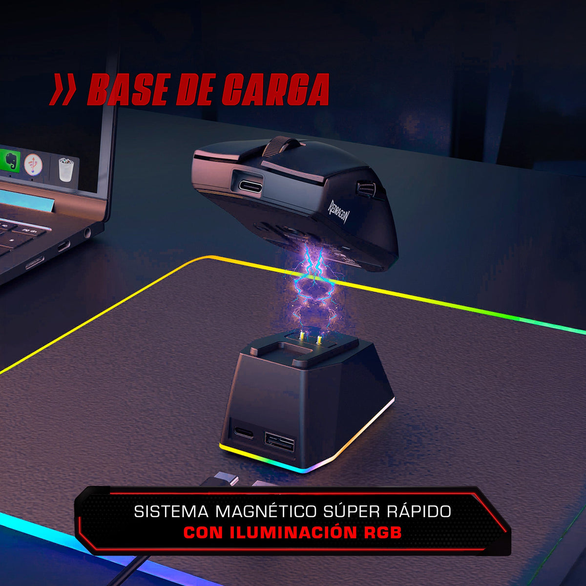 Mouse Gamer Inalámbrico Redragon King Ultra M999 RGB - Bestmart