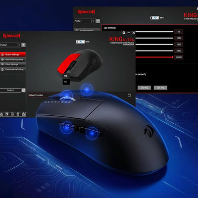 Mouse Gamer Inalámbrico Redragon King Ultra M999 RGB - Bestmart