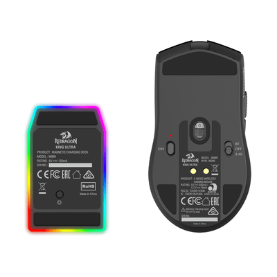 Mouse Gamer Inalámbrico Redragon King Ultra M999 RGB - Bestmart