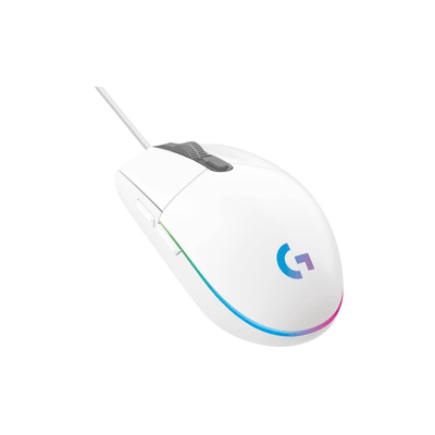 Mouse Gamer Logitech G203 RGB blanco - Bestmart