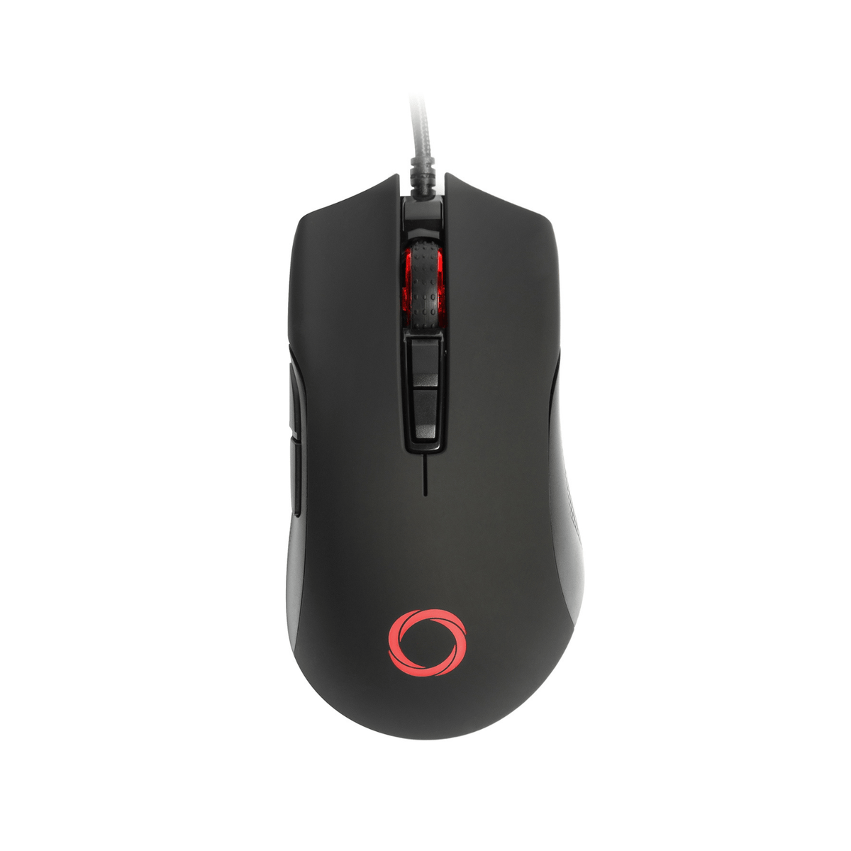 Mouse Gamer Nibio Trigger RGB con cable - 12.000 DPI - Negro - Bestmart