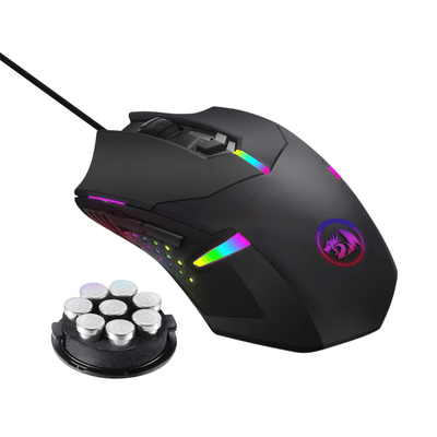 Mouse Gamer Redragon Centrophorus M601 RGB Negro - Bestmart