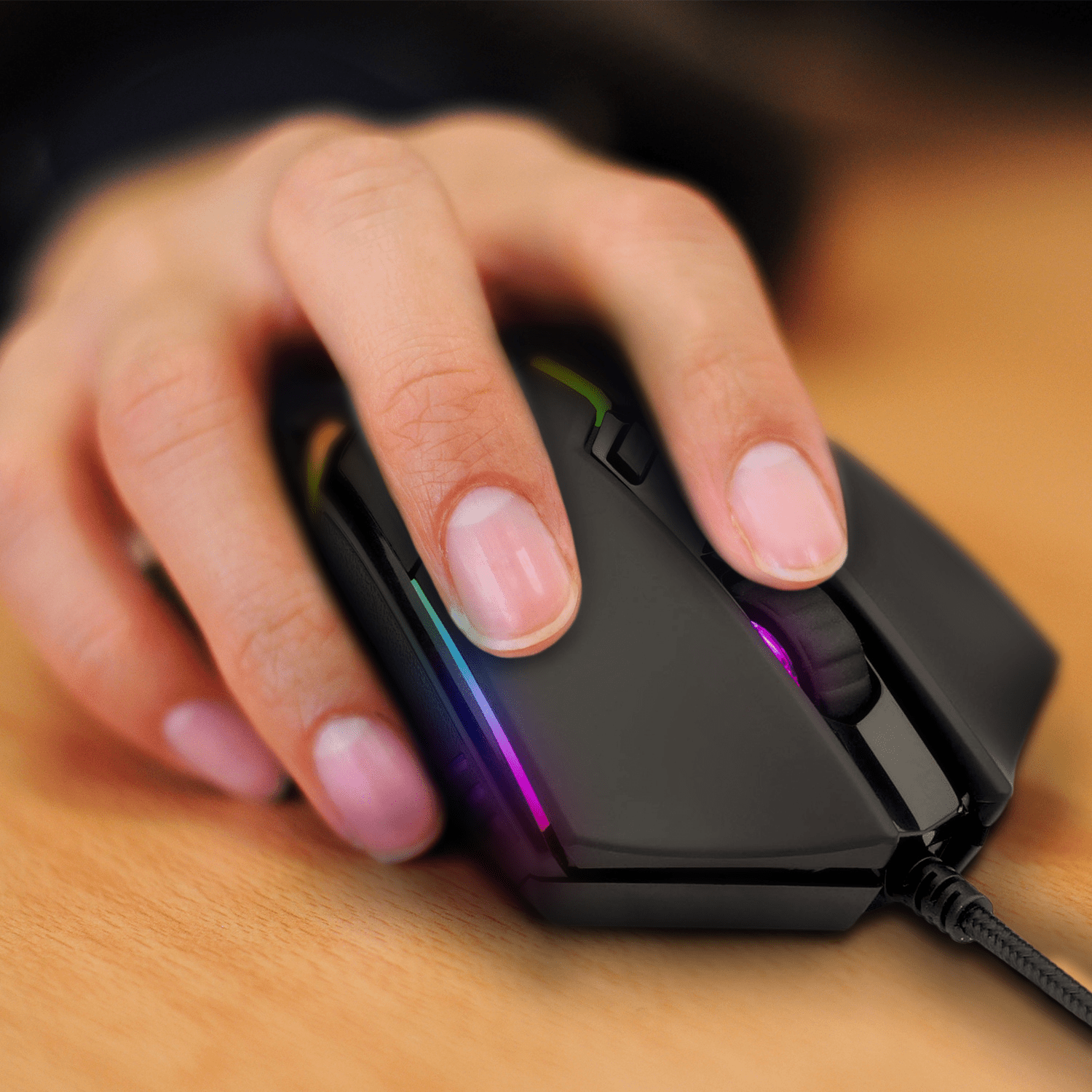 Mouse Gamer Redragon Centrophorus M601 RGB Negro - Bestmart