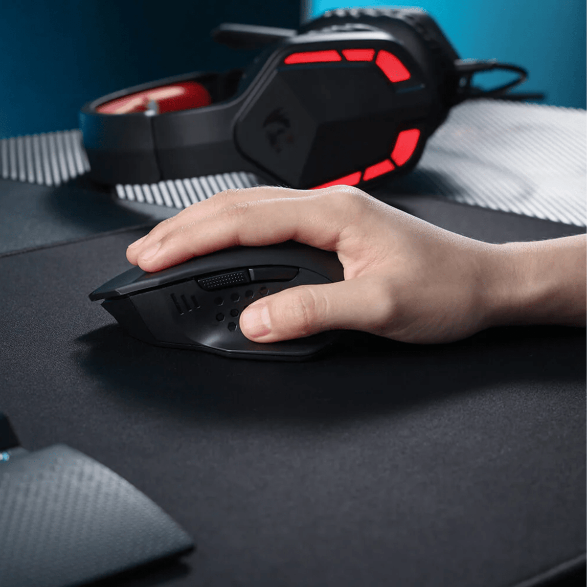 Mouse Gamer Redragon Gainer M656 Inalámbrico Negro - Bestmart