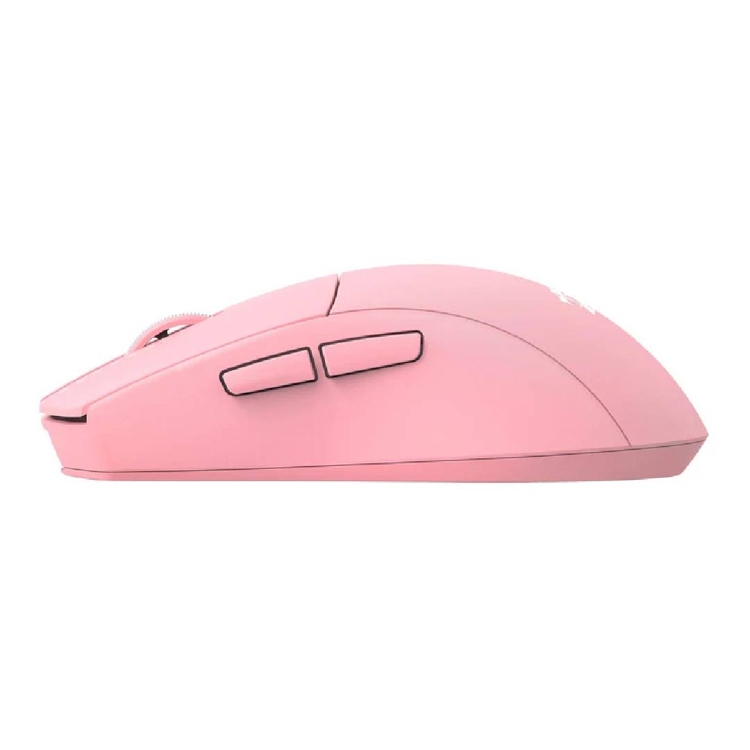 Mouse Gamer Redragon King Pro M916 Inalámbrico Tri-Mode Pixart 3395 1K Hz 16000 DPI - Rosado