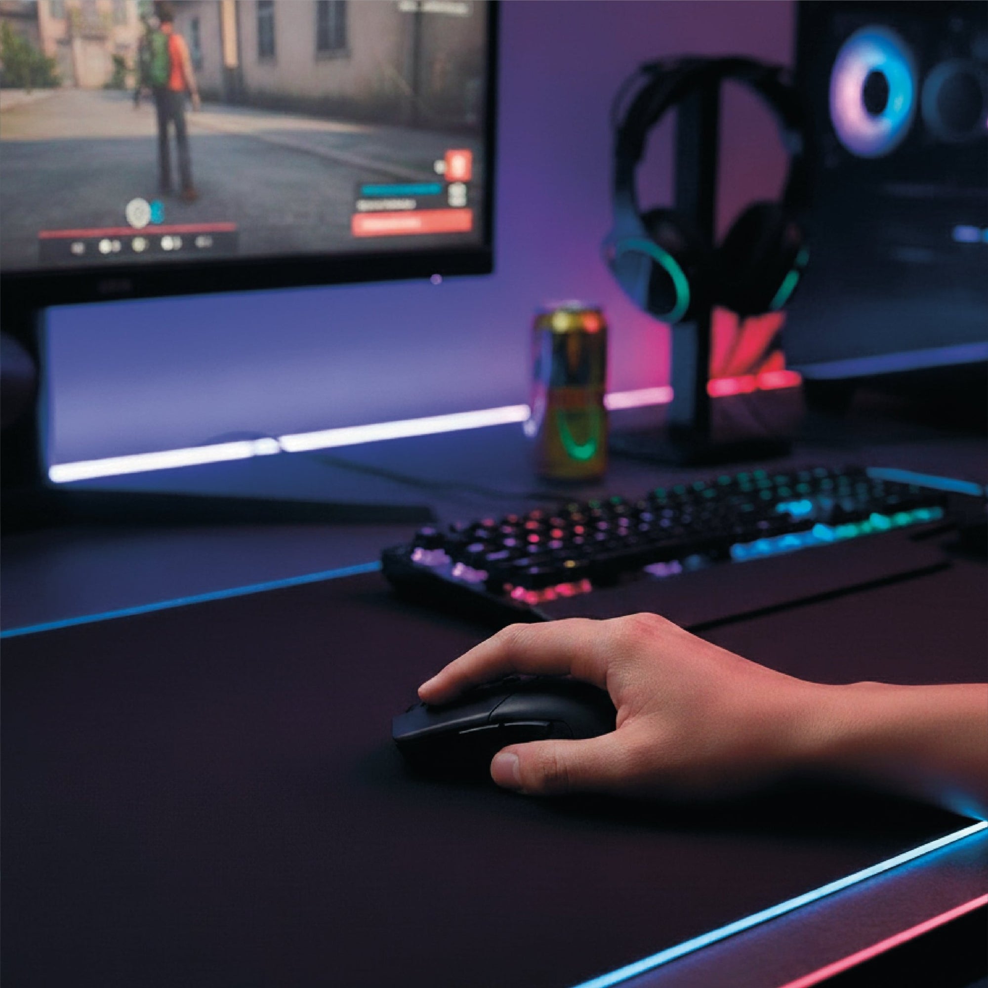 Mouse Gamer Redragon St4r Pro Inalámbrico Gris Open Box - Bestmart