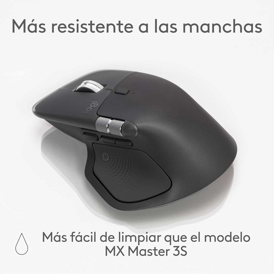 Mouse inalámbrico Bluetooth Logitech MX Master 4 Negro