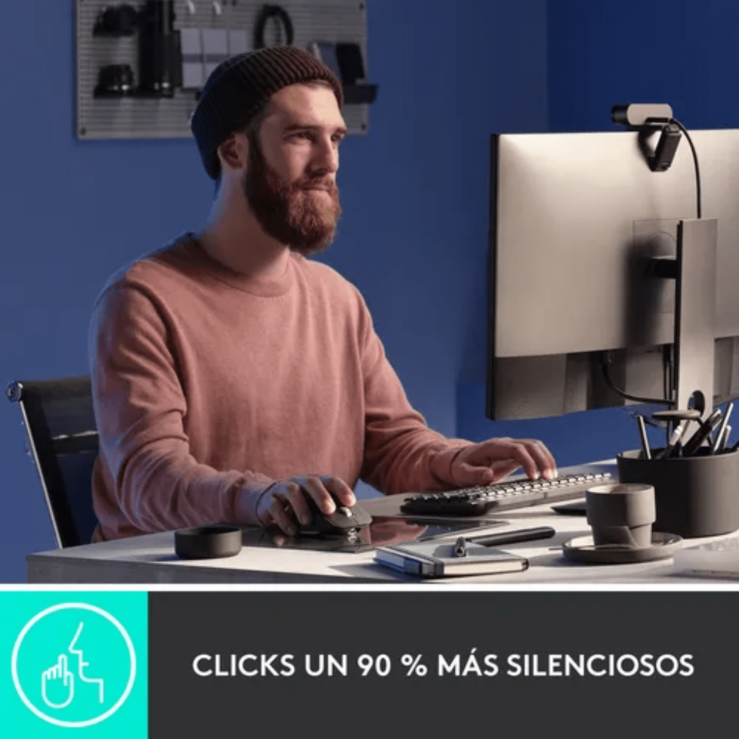 Mouse inalámbrico Logitech MX Master 3S negro - Bestmart