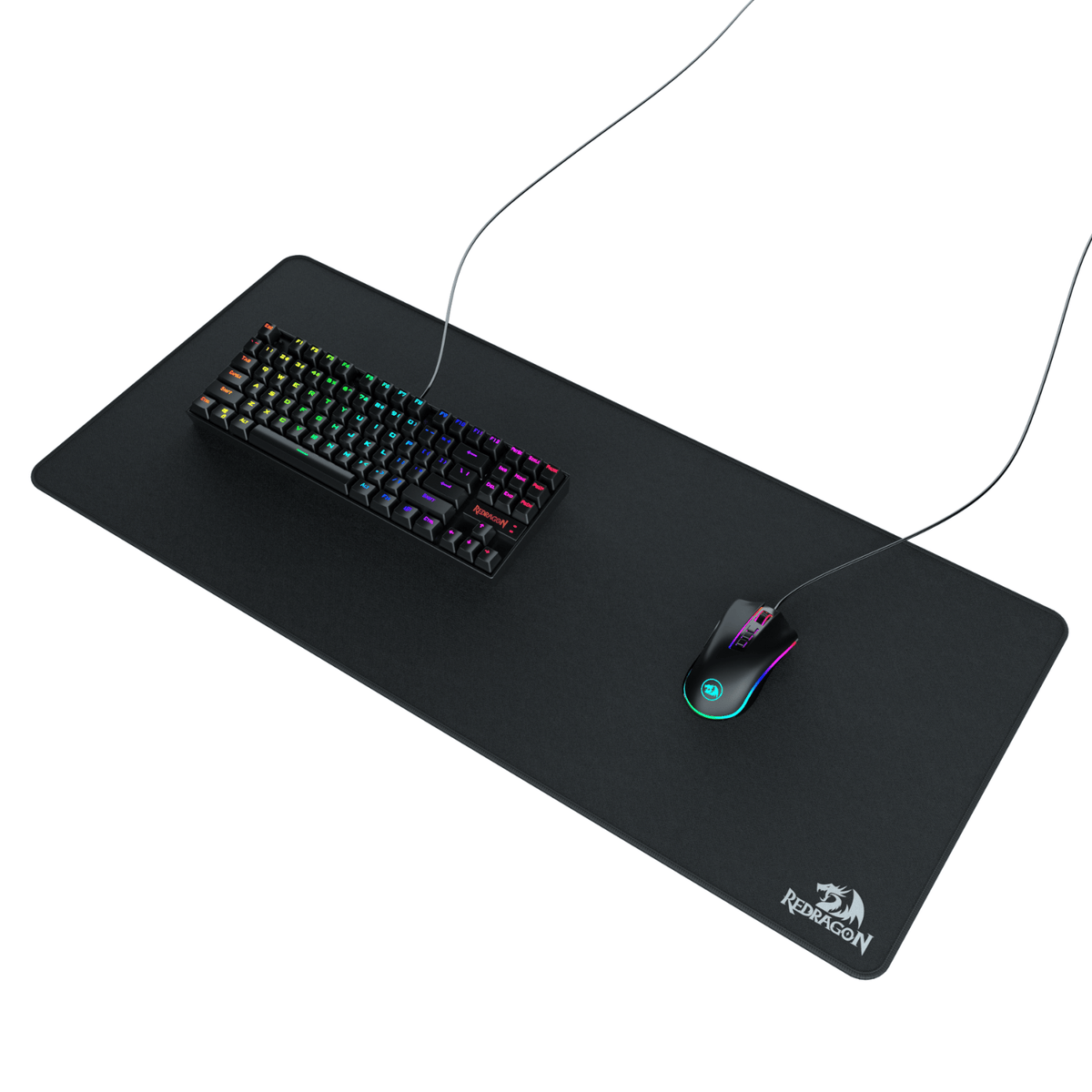 Mouse Pad Redragon P032 Flick XL (40 x 90 cm) - Negro - Bestmart
