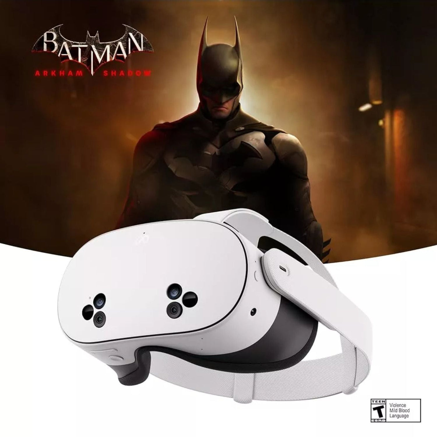 Oculus Meta Quest 3S Lentes de realidad virtual 128GB + Batman: Arkham Shadow