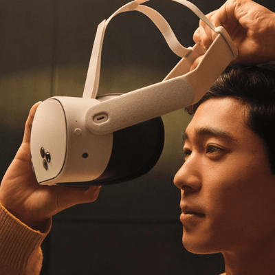 Oculus Meta Quest 3S Lentes de realidad virtual 128GB incluye 3 meses de prueba Meta Horizon+ - Bestmart