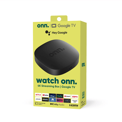 ONN Google TV - 4K - Streaming (2023) - Negro (OPEN BOX) - Bestmart
