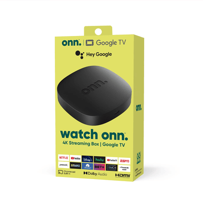 ONN Google TV - 4K - Streaming (2023) - Negro (OPEN BOX) - Bestmart