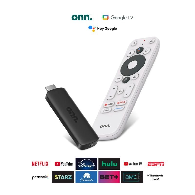 ONN Google TV - FULL HD - Streaming (2023) - Negro (Open Box) - Bestmart