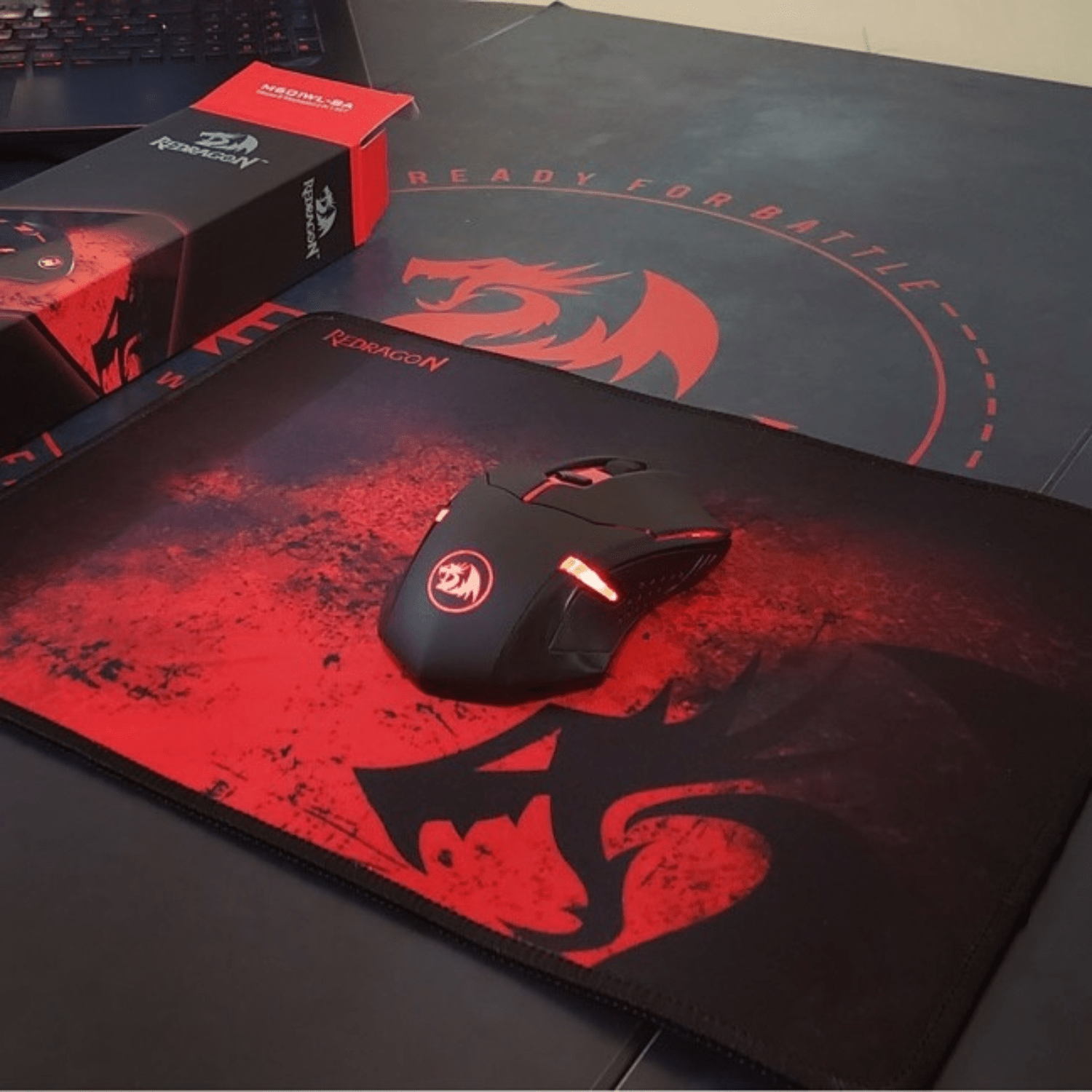Pack Mouse Gamer + Pad Pro Redragon M601WL - BA - Bestmart