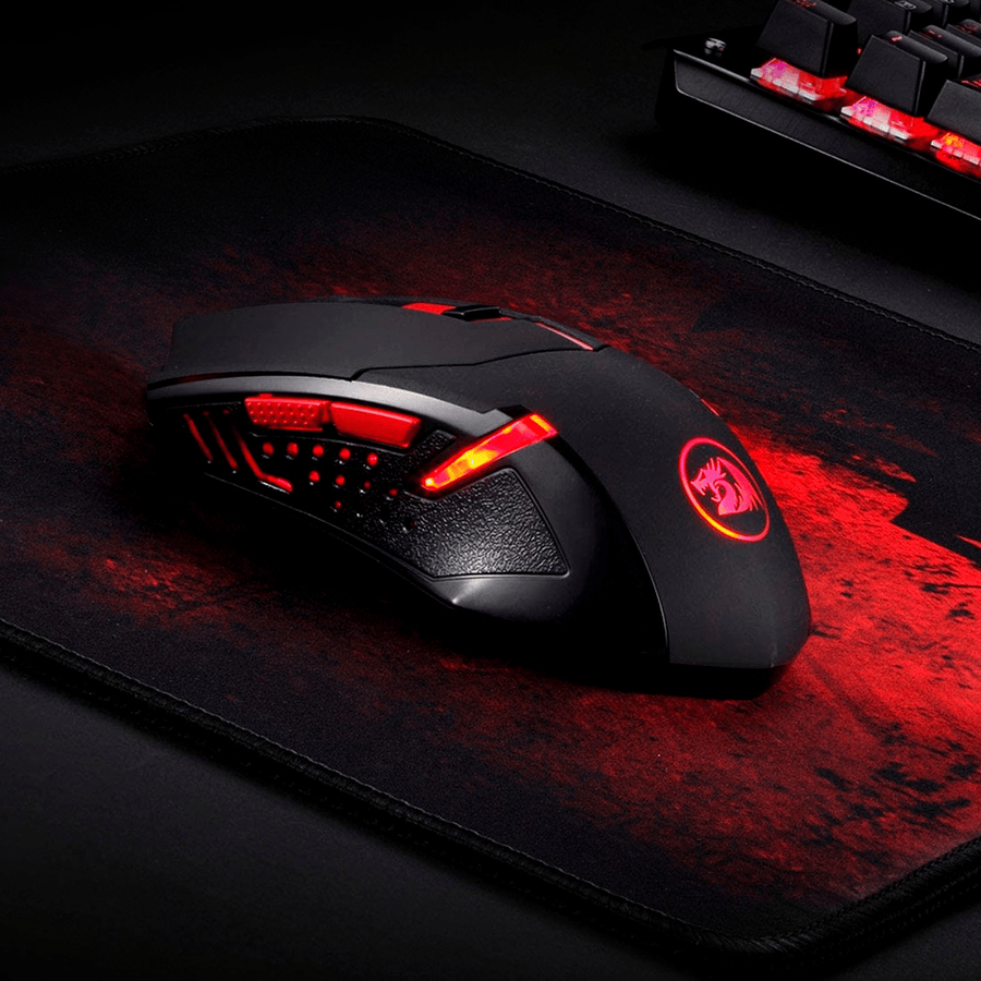 Pack Mouse Gamer + Pad Pro Redragon M601WL-BA